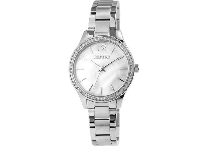 Raptor Raptor Damenuhr Edelstahlband silberfarben