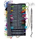 ONLINE Faserschreiber Calli Brush m.Etui