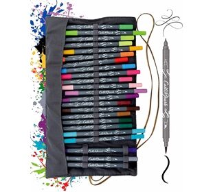 ONLINE Faserschreiber Calli Brush m.Etui