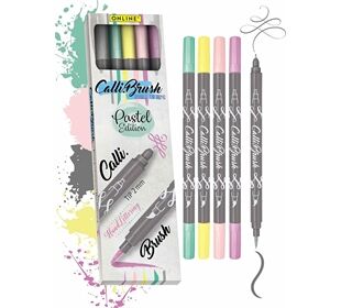 ONLINE Faserschreiber 5ST Duo pastell