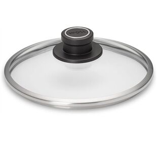 Woll Sicherheitsglasdeckel Ø 20 cm mit Deckelknopf
