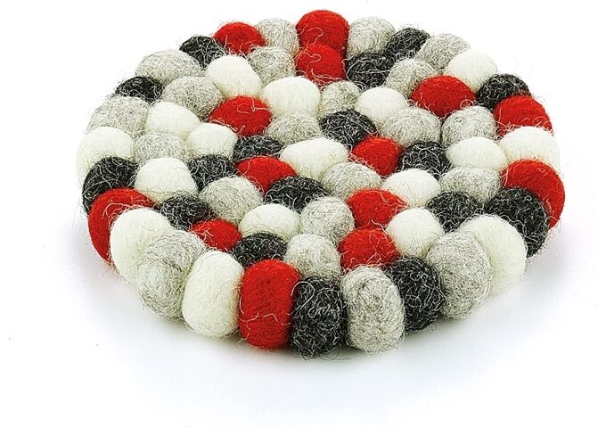 CILIO Glasuntersetzer LANA ROSSO rund