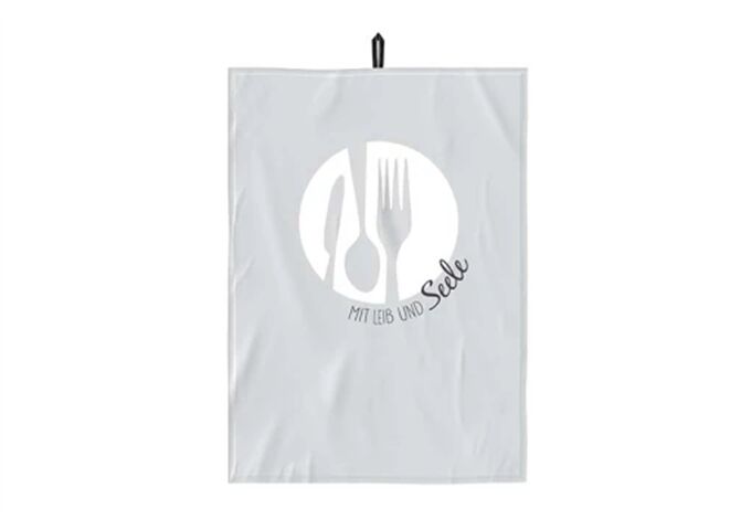 LA VIDA Geschirrtuch Leib Seele 50x70