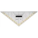 RUMOLD Geometriedreieck 32cm transparent