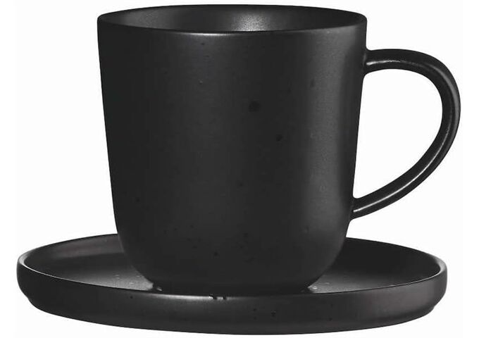 ASA coppa Espressotasse mit Unterteller, kuro