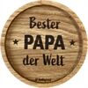 holzpost Untersetzer aus EICHE "Papa"