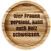 holzpost Untersetzer aus EICHE "schweissen"
