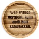 holzpost Untersetzer aus EICHE "schweissen"