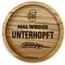 holzpost Untersetzer aus EICHE "Unterhopft"