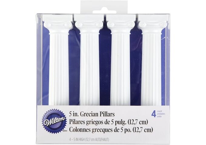 Städter Griechische Tortensäulen 12,5 cm Weiß