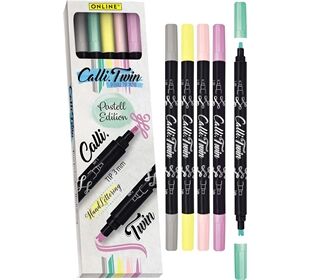ONLINE Faserschreiber 5ST pastell Edition