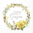 ihr Ideal Home Range HELENE white grey Lunch-Servietten