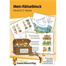 Hauschka Verlag Mein Rätselblock Deutsch 2.Klasse