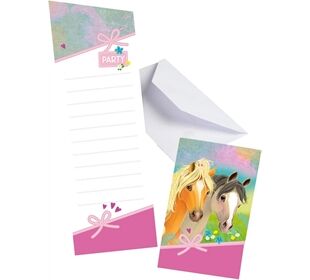 amscan 8 Pretty Pony Einladungskarten & Umschlä
