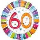 amscan Folienballon Geburtstag 60