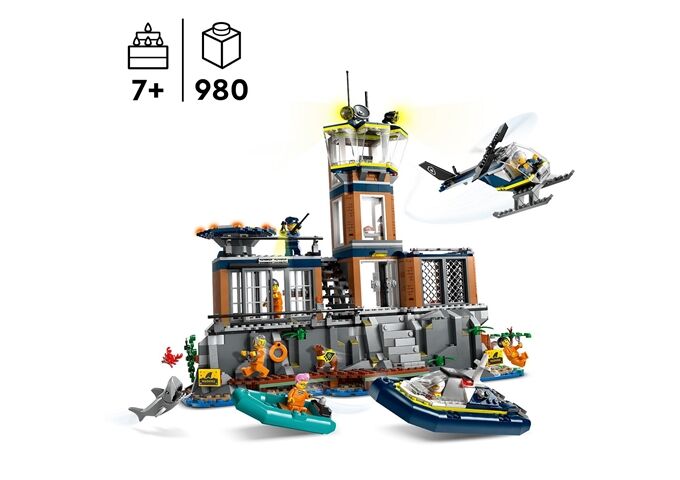 LEGO® City Polizeistation auf der Gefängn