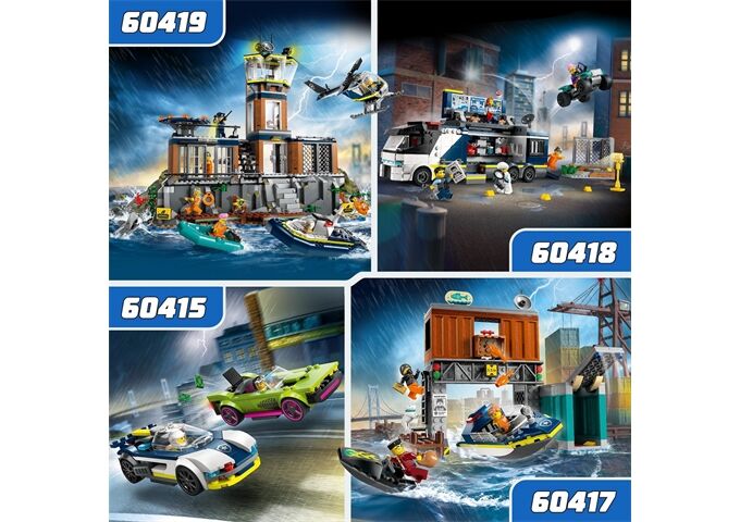 LEGO® City Verfolgungsjagd mit Polizeiaut