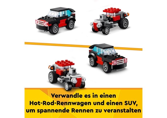 LEGO® Creator Tieflader mit Hubschrauber
