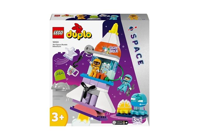 LEGO® Duplo 3-in-1-Spaceshuttle für viele