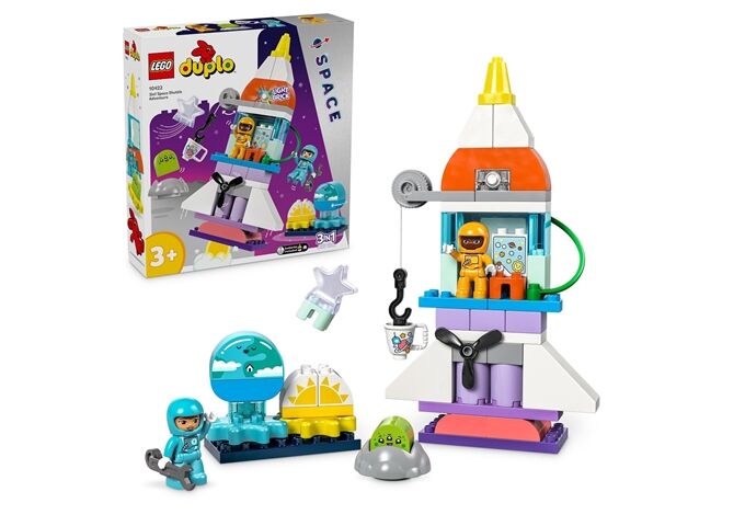 LEGO® Duplo 3-in-1-Spaceshuttle für viele