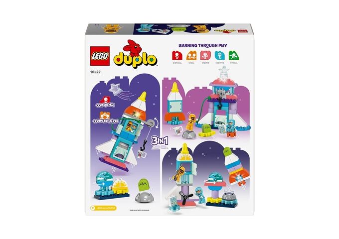 LEGO® Duplo 3-in-1-Spaceshuttle für viele