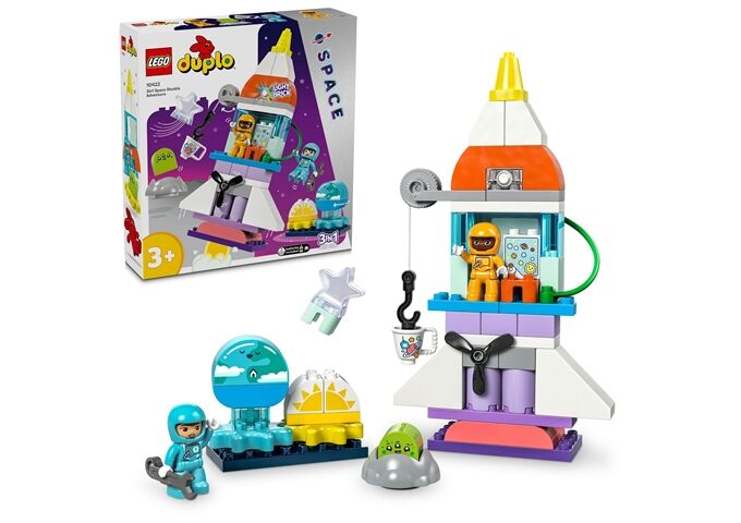 LEGO® Duplo 3-in-1-Spaceshuttle für viele