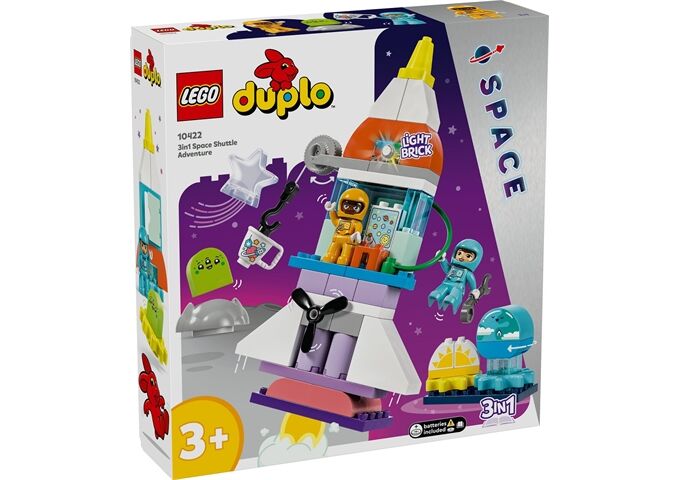 LEGO® Duplo 3-in-1-Spaceshuttle für viele