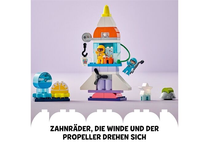LEGO® Duplo 3-in-1-Spaceshuttle für viele