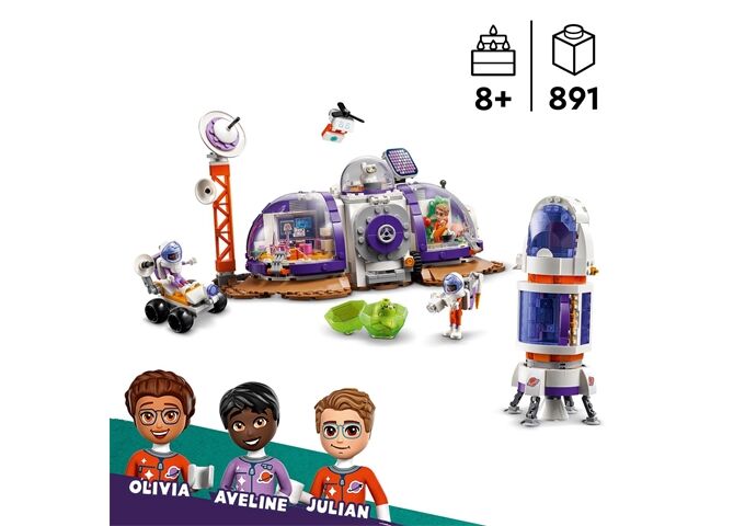 LEGO® Friends Mars-Raumbasis mit Rakete