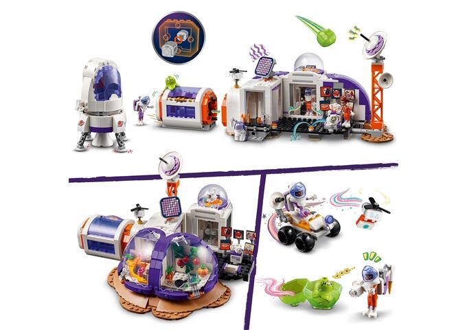 LEGO® Friends Mars-Raumbasis mit Rakete