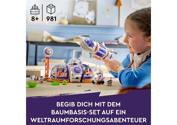 LEGO® Friends Mars-Raumbasis mit Rakete