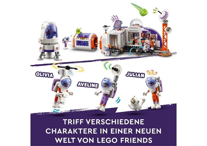 LEGO® Friends Mars-Raumbasis mit Rakete