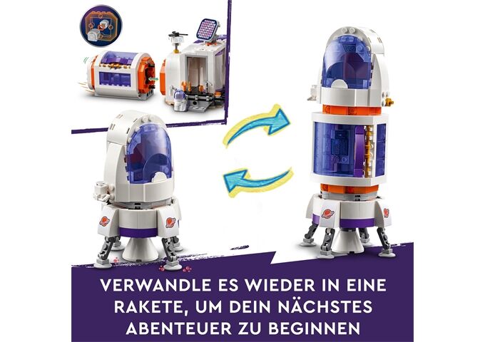 LEGO® Friends Mars-Raumbasis mit Rakete