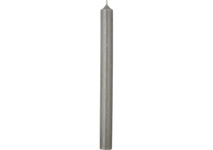 ihr Ideal Home Range CYLINDER CANDLE grey Ø 2,2 x 25 cmStabkerze