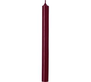  CYLINDER CANDLE red plum Ø 2,2 x 25cm Stabkerze