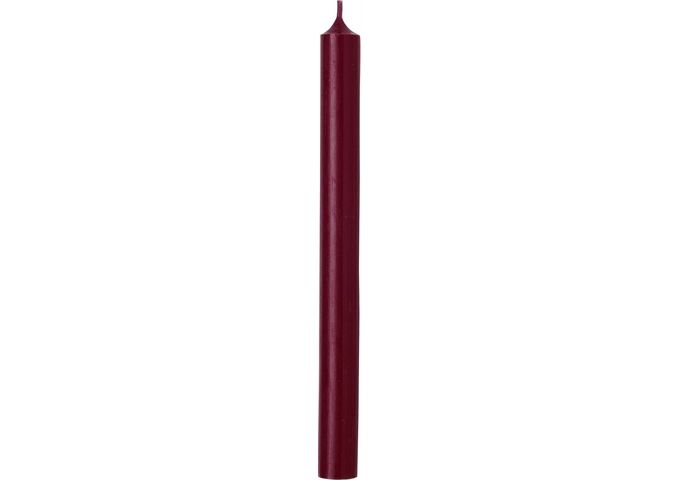  CYLINDER CANDLE red plum Ø 2,2 x 25cm Stabkerze