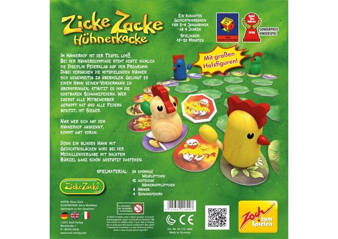 Noris Zicke Zacke Hühnerkacke