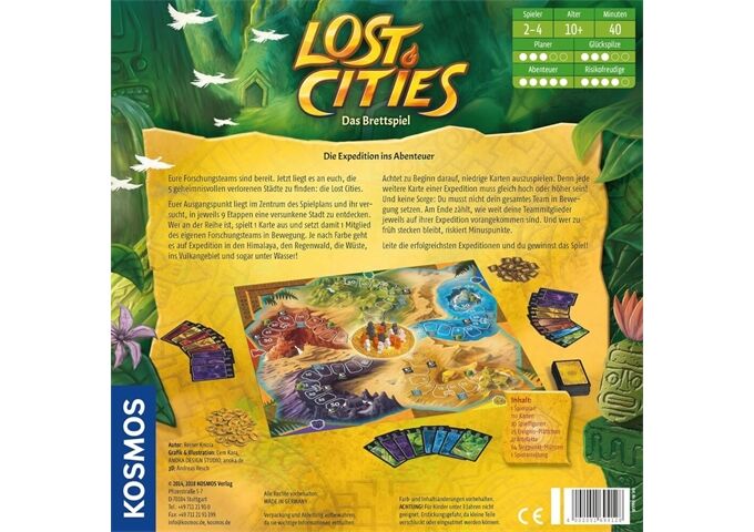 Kosmos Lost Cities - Das Brettspiel