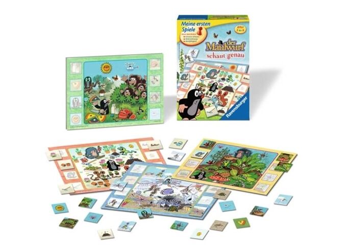 Ravensburger Maulwurf schaut genau