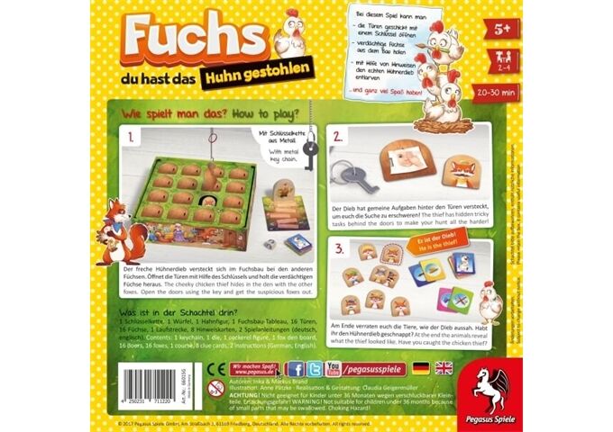  Fuchs du hast das Huhn gestohlen