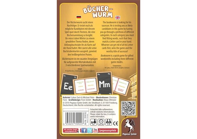 Pegasus Spiele Bücherwurm
