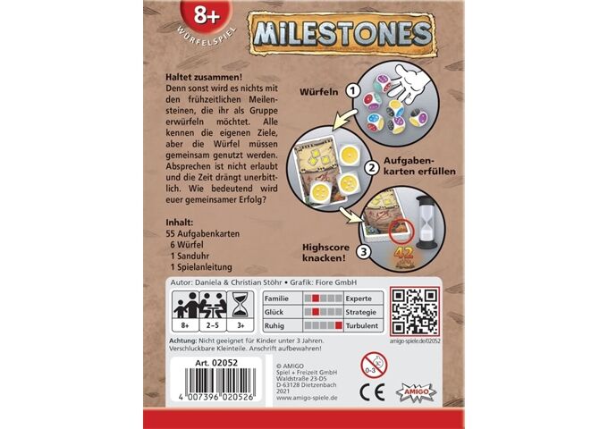 Amigo Milestones