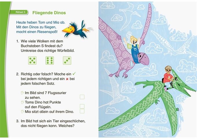 Ravensburger Leserabe Rätselspaß Zauber-Malrätsel Di