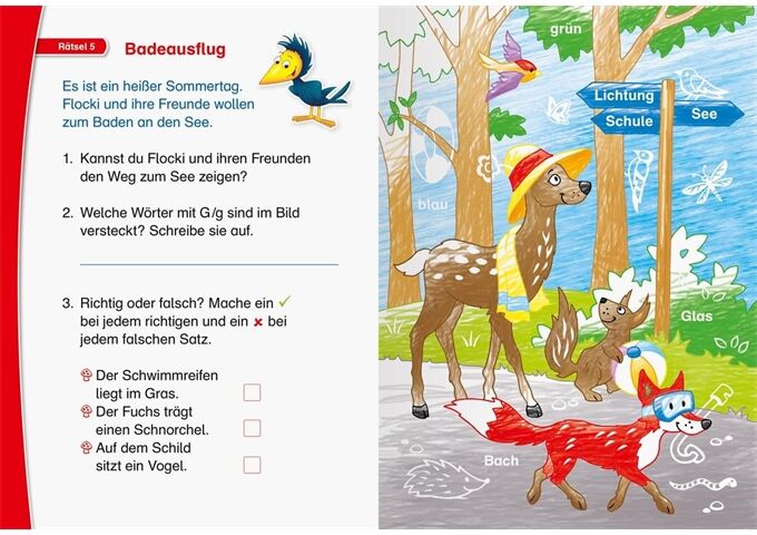 Ravensburger Leserabe Rätselspaß Zauber-Malrätsel Im