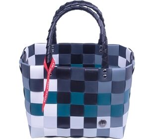 Ice Bag Ice Bag Einkaufsshopper Mini grau petrol schwarz