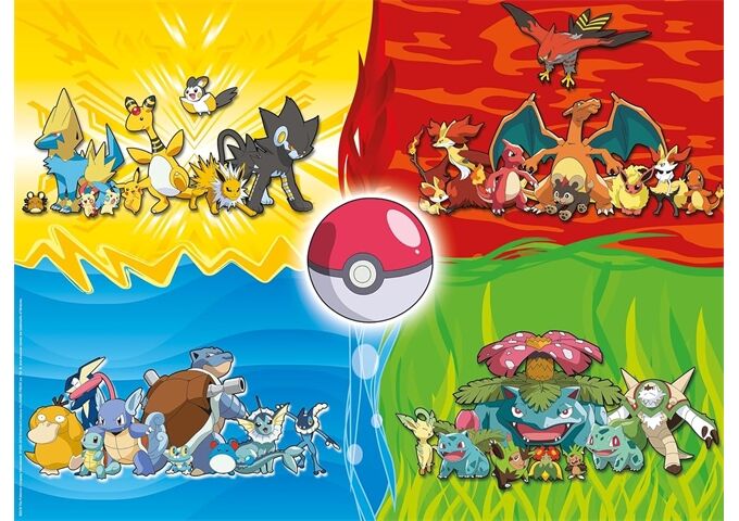 Ravensburger Pz. Pokémon Typen