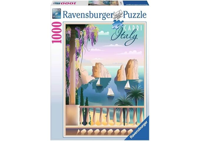 Ravensburger Pz. Postcard from Capri 1000 T.