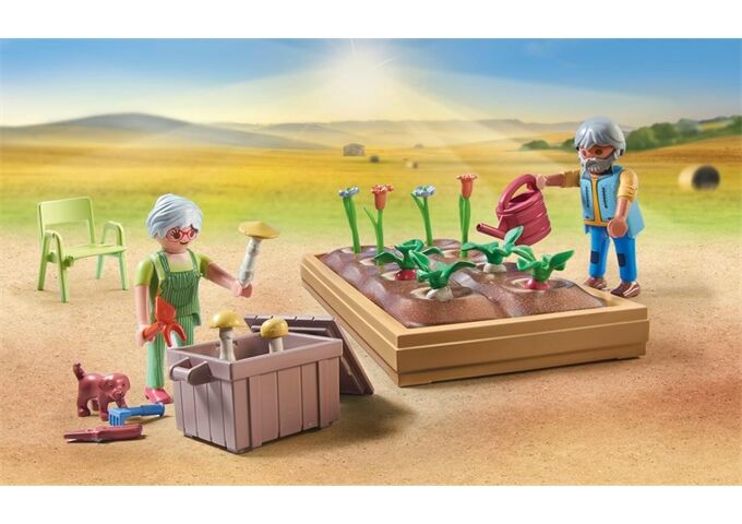 Playmobil Idyllischer Gemüsegarten bei den Großelt
