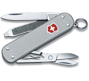 Victorinox Classic SD Alox, 58 mm, silber