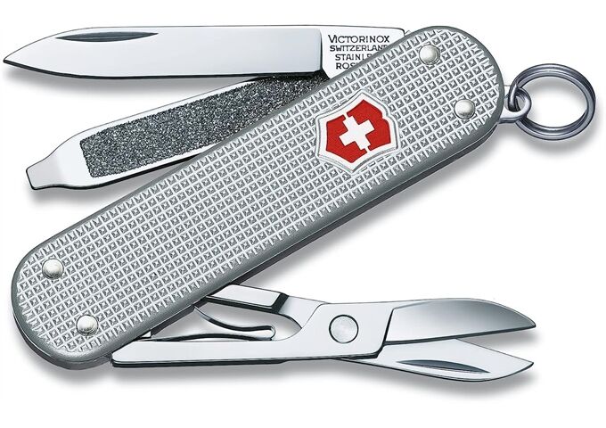 Victorinox Classic SD Alox, 58 mm, silber